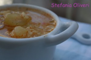 minestra di miglio estiva con zucchine e patate - Cardamomo & co