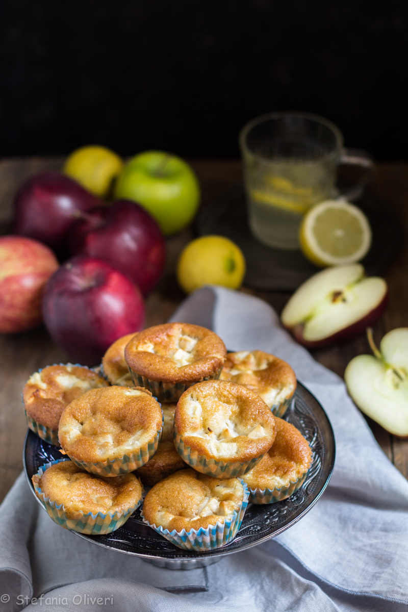 Muffin alle mele e mandorle senza glutine - Cardamomo & co