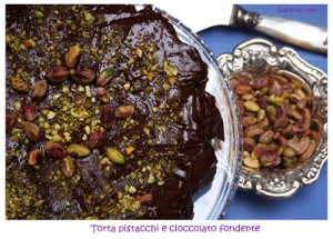 torta al cioccolato e pistacchi - Cardamomo & co
