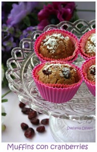 Muffins light con cranberries - Cardamomo & co