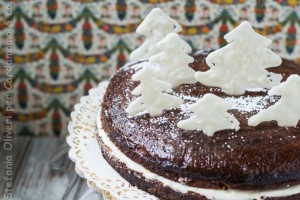 Torta arancia e cioccolato bianco, natalizia - Cardamomo & co