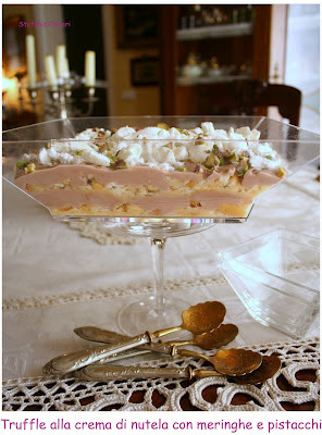 Trifle senza glutine alla crema di Nutella con meringhe e pistacchi - Cardamomo & co