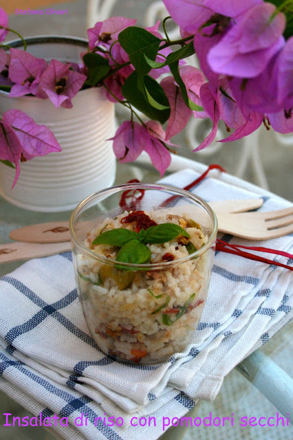 Insalata di riso con bottarga e pomodori secchi - Cardamomo & co