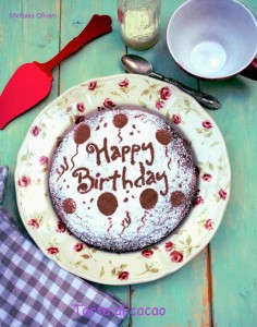 Torta al cacao gluten free per un compleanno - Cardamomo & co