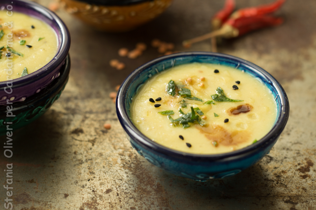 Zuppa di lenticchie Rosse all'indiana - Cardamomo & co