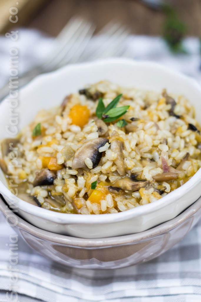 risotto zucca, funghi e mirto 4433