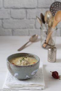 Zuppa di lenticchie rosse e sorgo