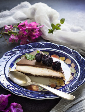 Cheesecake senza glutine con latte condensato e more - Cardamomo & co