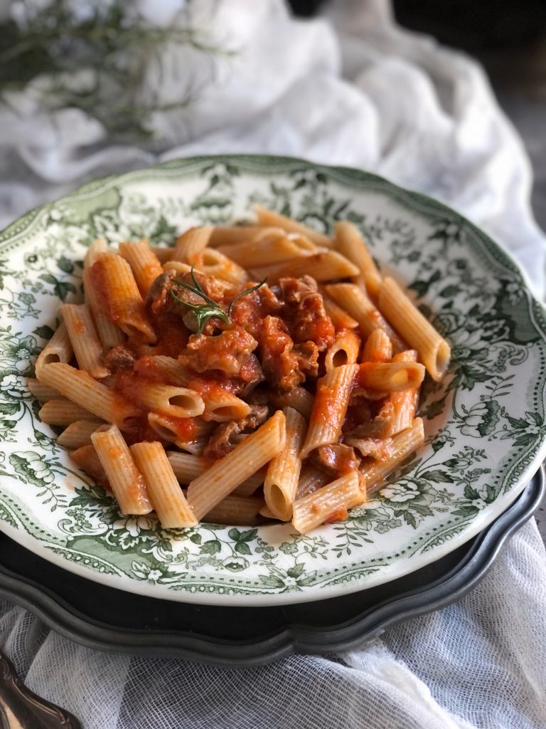 Ragù di durelli di pollo senza glutine - Cardamomo & co