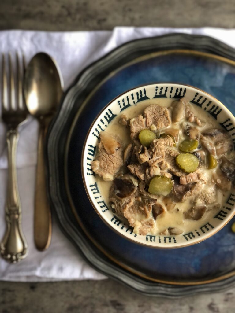 Filetto allo Stroganoff senza glutine -Cardamomo & co