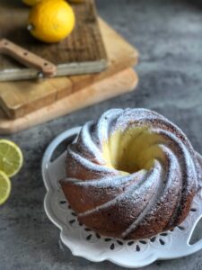 Ciambellone al limone senza glutine - Cardamomo & co